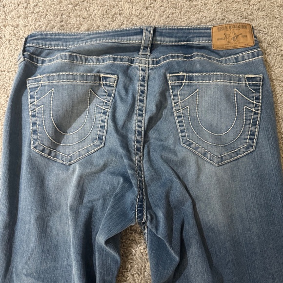 Vintage Designer Deadstock True Religion Jeans - Light Blue Size 35x27 - Picture 6 of 8